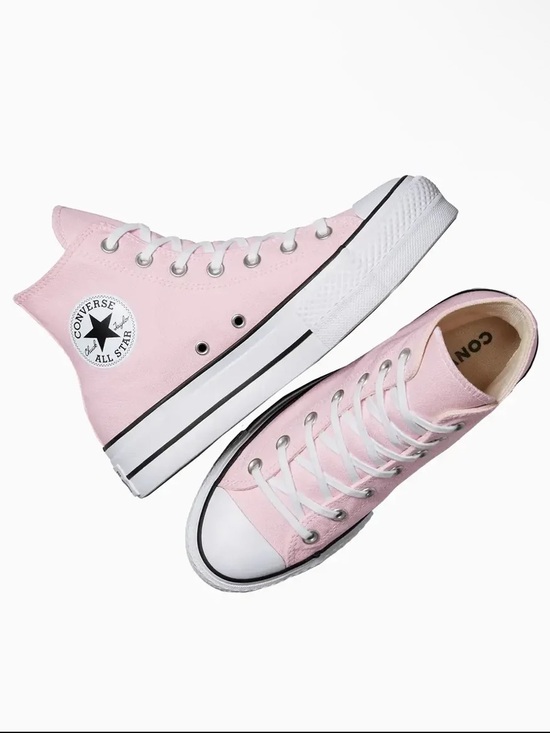 Converse Shoes - Chuck Taylor All Star Lift High-Top Sneakers in Sugar Berry